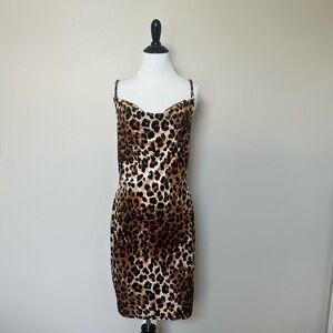 Leopard print dress